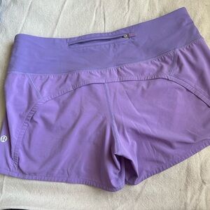 Lululemon Speed Up Shorts  Purple Athletic Shorts